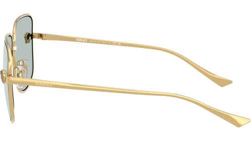 VERSACE VE2282 - ​10029C - ​59 Okulary przeciwsłoneczne Złoty Kanciaste
