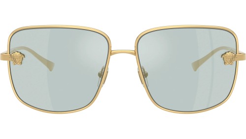 VERSACE VE2282 - ​10029C - ​59 Okulary przeciwsłoneczne Złoty Kanciaste