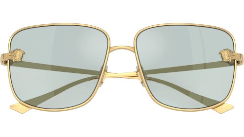 VERSACE VE2282 - ​10029C - ​59 Okulary przeciwsłoneczne Złoty Kanciaste