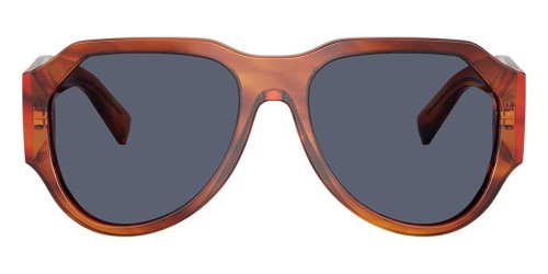 DOLCE & GABBANA DG4504 - ​32212V - ​58 Okulary przeciwsłoneczne Havanna Pilotki (aviator)