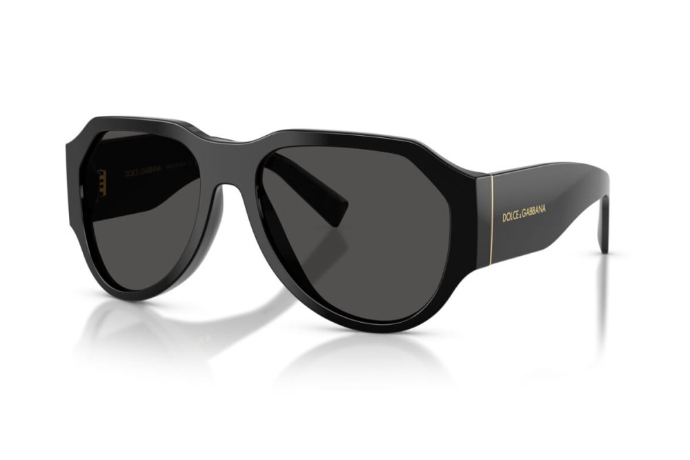 DOLCE & GABBANA DG4504 - ​501/87 - ​58 Okulary przeciwsłoneczne Czarny Pilotki (aviator)