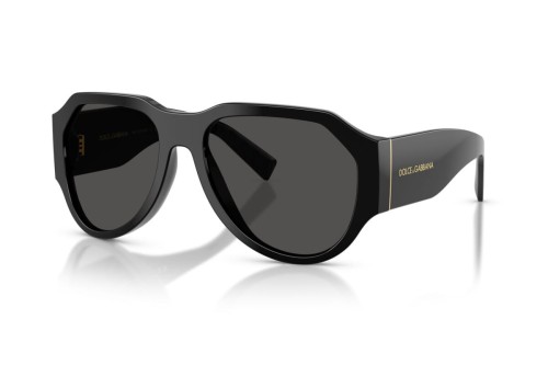 DOLCE & GABBANA DG4504 - ​501/87 - ​58 Okulary przeciwsłoneczne Czarny Pilotki (aviator)