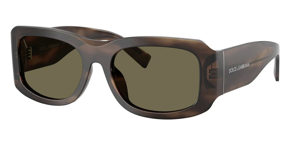 DOLCE & GABBANA DG4503 - ​3200/3 - ​57 Okulary przeciwsłoneczne Havanna Kanciaste