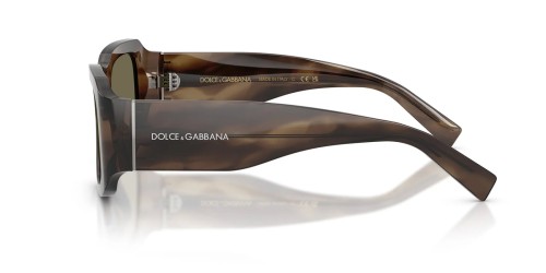 DOLCE & GABBANA DG4503 - ​3200/3 - ​57 Okulary przeciwsłoneczne Havanna Kanciaste