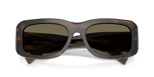 DOLCE & GABBANA DG4503 - ​3200/3 - ​57 Okulary przeciwsłoneczne Havanna Kanciaste