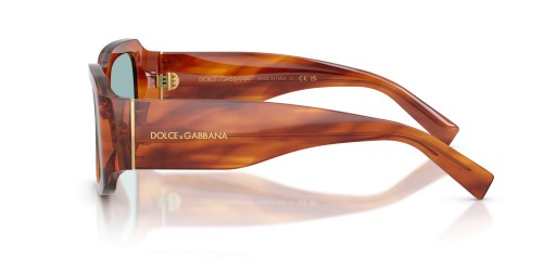 DOLCE & GABBANA DG4503 - ​322180 - ​57 Okulary przeciwsłoneczne Havanna Kanciaste