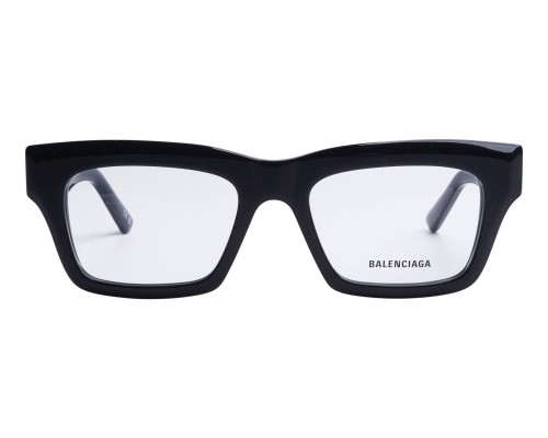 Balenciaga BB0240O - 001 - 52 Oprawki korekcyjne Czarny Kanciaste