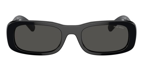 MIU MIU MU 08ZS - ​1AB5S0 - ​53 Okulary przeciwsłoneczne Czarny Kanciaste