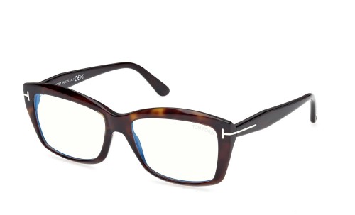 Tom Ford - Oprawki korekcyjne - TF6065-B ECO - 052 - 55 - Z SOCZEWKAMI Z FILTREM ŚWIATŁA NIEBIESKO-FIOLETOWEGO