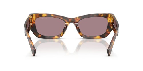 MIU MIU MU 09WS - 14L20I - 53 Okulary przeciwsłoneczne Havanna Kanciaste
