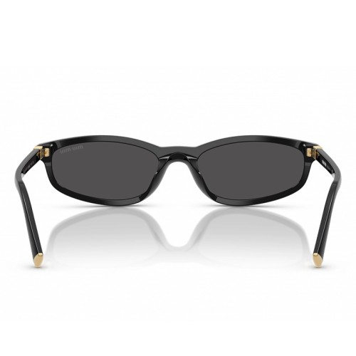 MIU MIU MU A06S - 16K08Z - 54 Okulary przeciwsłoneczne Czarny Owalny