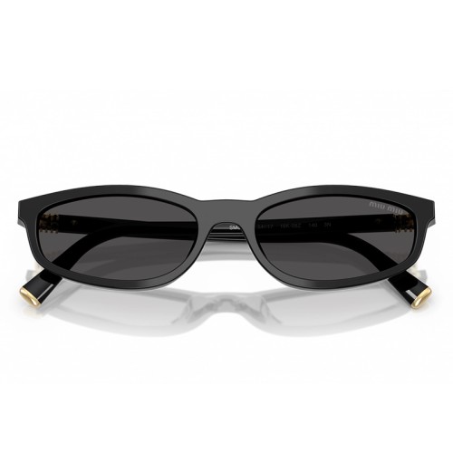 MIU MIU MU A06S - 16K08Z - 54 Okulary przeciwsłoneczne Czarny Owalny