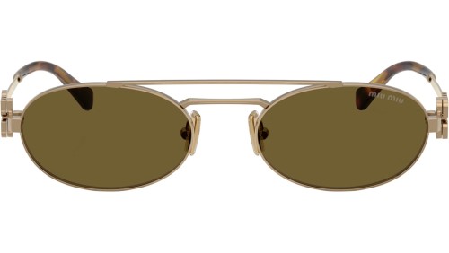 MIU MIU MU 54ZS - 7OE09Z - 53 Okulary przeciwsłoneczne Owalny