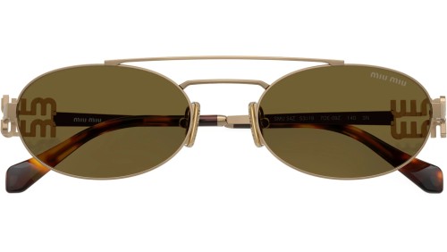MIU MIU MU 54ZS - 7OE09Z - 53 Okulary przeciwsłoneczne Owalny
