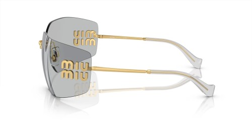 MIU MIU MU 54YS - 5AK30B - 80 Okulary przeciwsłoneczne Złoty Jednoszybowe