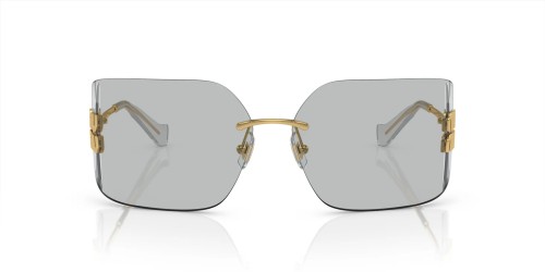 MIU MIU MU 54YS - 5AK30B - 80 Okulary przeciwsłoneczne Złoty Jednoszybowe