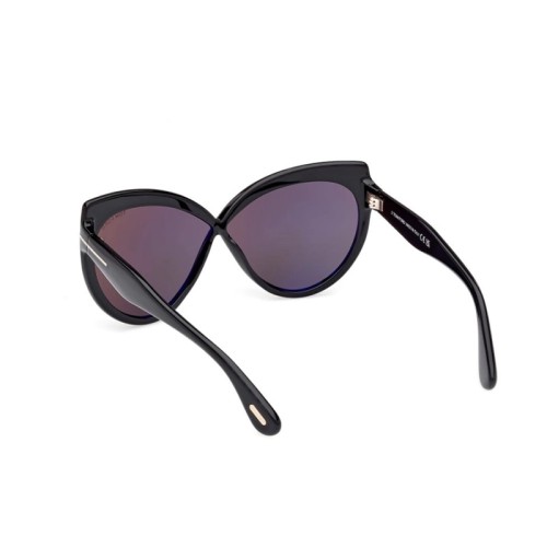 Tom Ford FT1196 BEATRICE ECO - 01A - 65 Okulary przeciwsłoneczne Czarny Motyl