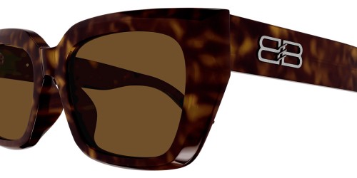 Balenciaga BB0272SA - 002 - 54 Okulary przeciwsłoneczne Kanciaste