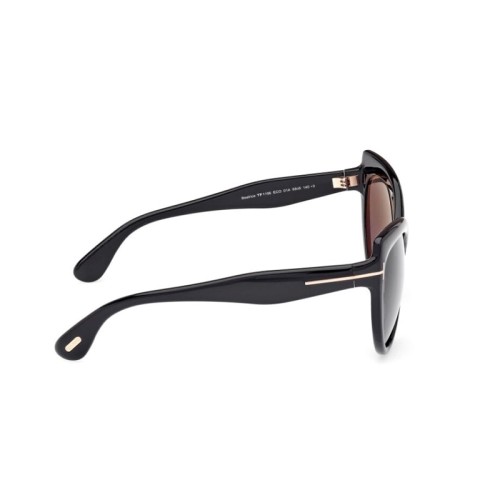 Tom Ford FT1196 BEATRICE ECO - 01A - 65 Okulary przeciwsłoneczne Czarny Motyl