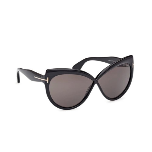Tom Ford FT1196 BEATRICE ECO - 01A - 65 Okulary przeciwsłoneczne Czarny Motyl