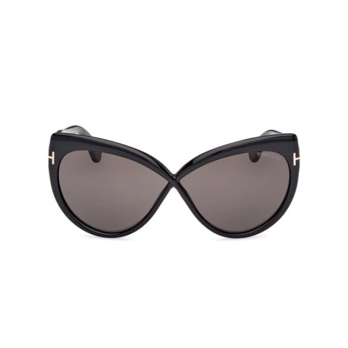 Tom Ford FT1196 BEATRICE ECO - 01A - 65 Okulary przeciwsłoneczne Czarny Motyl