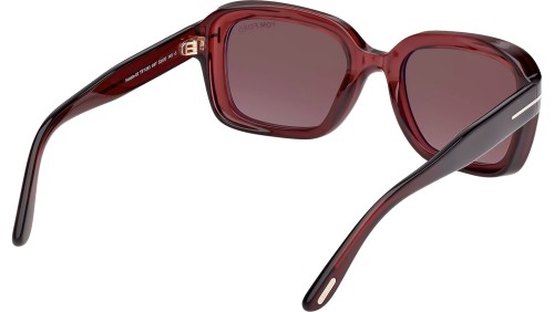 Tom Ford FT1283 NATALIA-02 - 69T - 52 Okulary przeciwsłoneczne Burgundija Kanciaste