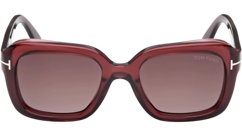 Tom Ford FT1283 NATALIA-02 - 69T - 52 Okulary przeciwsłoneczne Burgundija Kanciaste