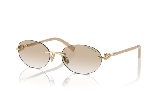 TIFFANY & CO. TF3104D - 617811 - 56 Okulary przeciwsłoneczne Złoty Owalny