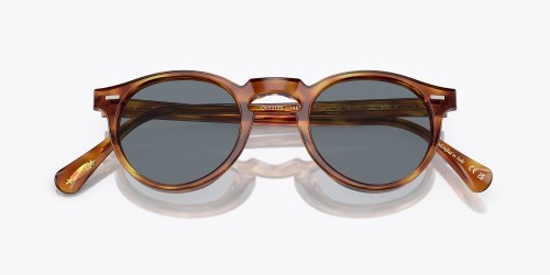 OLIVER PEOPLES OV5217S GREGORY PECK - 1483R8 - 50 - Z SOCZEWKAMI FOTOCHROMOWYMI Okulary przeciwsłoneczne Havanna Okrągły