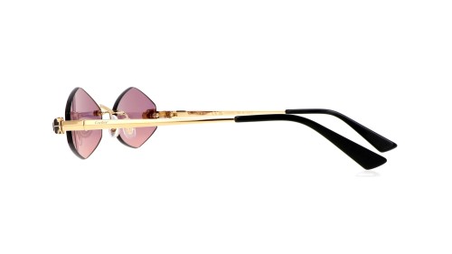 Cartier CT0433S - 004 - 55 Okulary przeciwsłoneczne Kątowy/Owalny