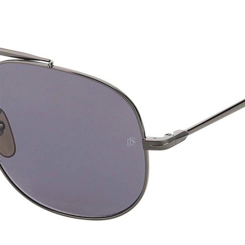 David Beckham DB 7004/S - V81M9 - 57 - Z SOCZEWKAMI POLARYZACYJNYMI Okulary przeciwsłoneczne Szary Pilotki (aviator)