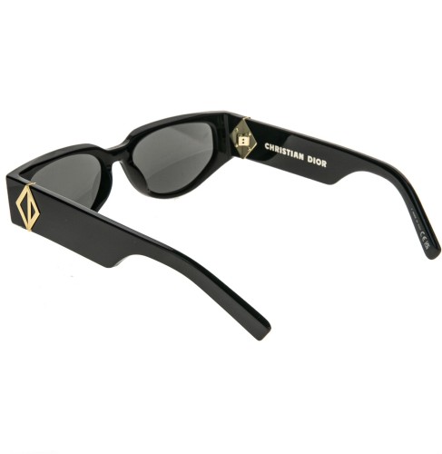 Dior CD DIAMOND S7I - 10A0 - 55 Okulary przeciwsłoneczne Czarny Kanciaste