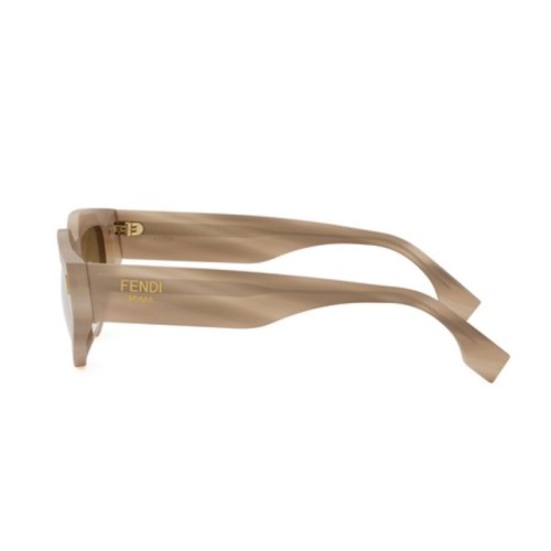 Fendi FE40163U - 59E - 54 Okulary przeciwsłoneczne Brązowy Kocie oczy