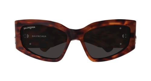 Balenciaga BB0321S - 003 - 57 Okulary przeciwsłoneczne Havanna Kocie oczy