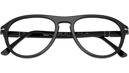 Persol 0PO3371V - 95 - 55 Oprawki korekcyjne Czarny Pilotki (aviator)