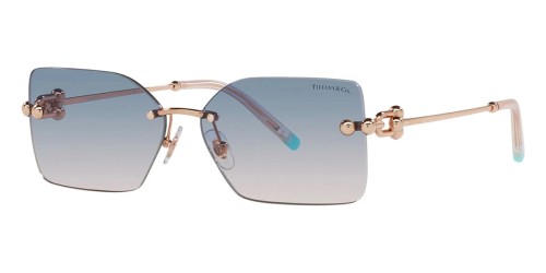 TIFFANY & CO. TF3088 - 610516 - 59 Okulary przeciwsłoneczne Złoty Kanciaste