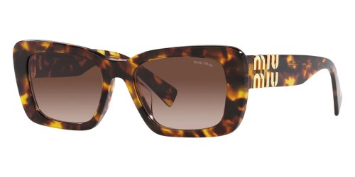 MIU MIU MU 07YS - VAU6S1 - 53 Okulary przeciwsłoneczne Havanna Kanciaste