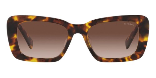MIU MIU MU 07YS - VAU6S1 - 53 Okulary przeciwsłoneczne Havanna Kanciaste