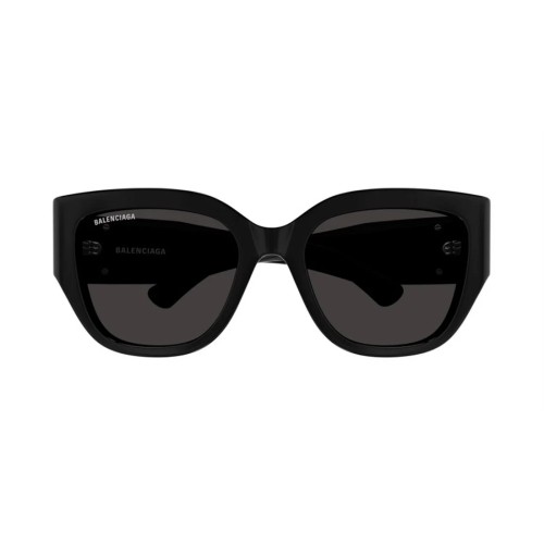Balenciaga BB0323SK - 001 - 55 Okulary przeciwsłoneczne Czarny Kanciaste