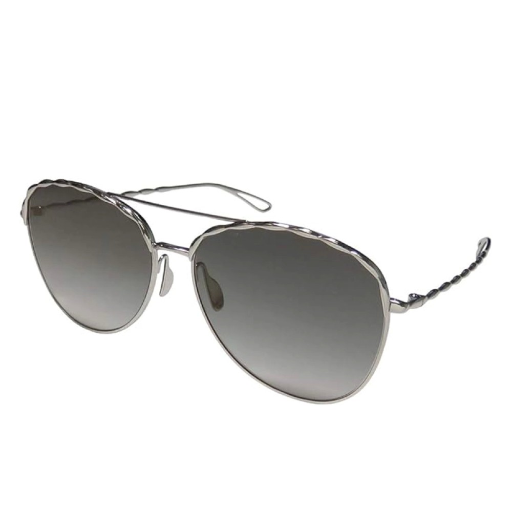 Elie Saab ES008/S - 84J 5B - 59 Okulary przeciwsłoneczne Srebrny Pilotki (aviator)
