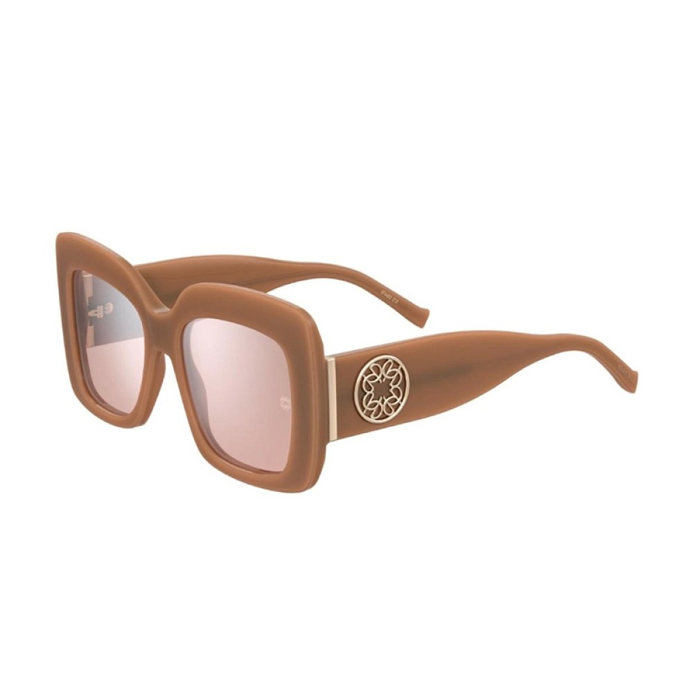 Elie Saab ES094/S - FWM 2S - 55 Okulary przeciwsłoneczne Brązowy Kanciaste