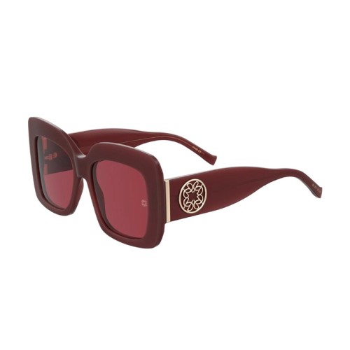 Elie Saab ES094/S - C9A 4S - 55 Okulary przeciwsłoneczne Burgundija Kanciaste