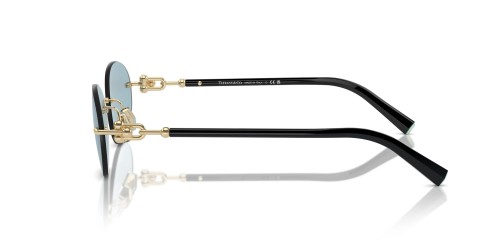 TIFFANY & CO. TF3104D - 602180 - 56 Okulary przeciwsłoneczne Złoty Owalny