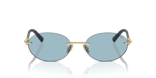 TIFFANY & CO. TF3104D - 602180 - 56 Okulary przeciwsłoneczne Złoty Owalny