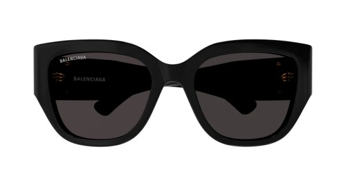 Balenciaga BB0323SK - 002 - 55 Okulary przeciwsłoneczne Czarny Kanciaste