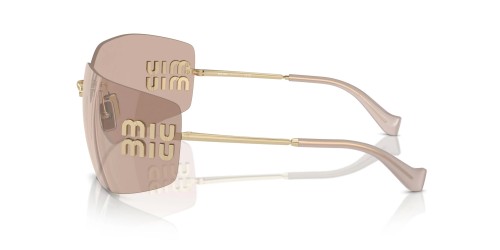 MIU MIU MU 54YS - ZVN20F - 80 Okulary przeciwsłoneczne Złoty Jednoszybowe