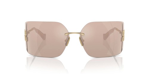 MIU MIU MU 54YS - ZVN20F - 80 Okulary przeciwsłoneczne Złoty Jednoszybowe