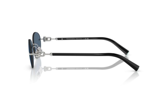 TIFFANY & CO. TF3104D - 600180 - 56 Okulary przeciwsłoneczne Srebrny Owalny