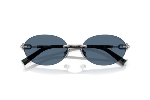 TIFFANY & CO. TF3104D - 600180 - 56 Okulary przeciwsłoneczne Srebrny Owalny