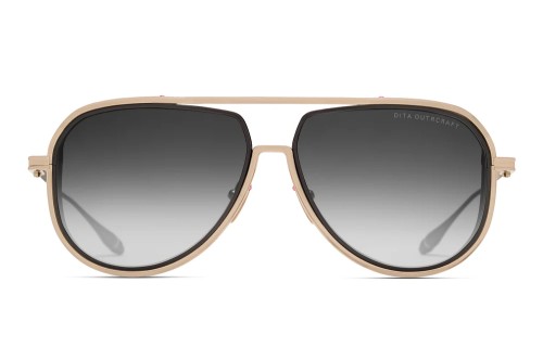 Dita OUTRCRAFT DTS188-A TITANIUM - 01 - 59 Okulary przeciwsłoneczne Złoty Pilotki (aviator)